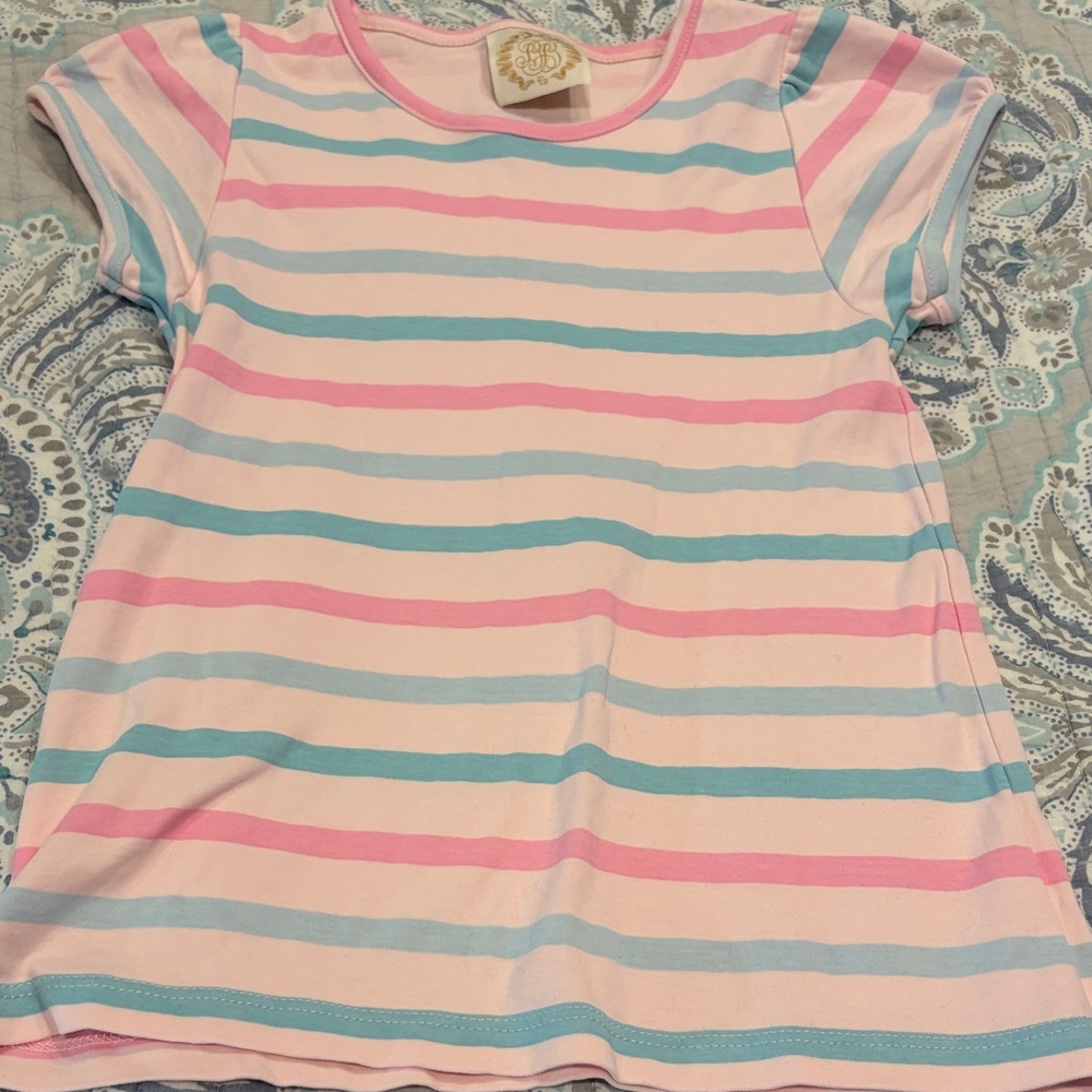 Beaufort Bonnet Striped Pink and Blue Kids Shirt